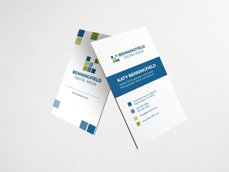 Creative Roots Marketing & Design - Benningfield Digital Media Business Card Design