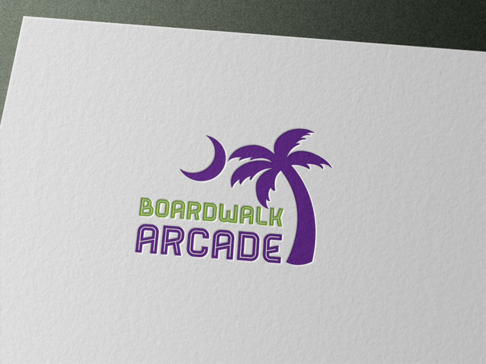 Creative Roots Marketing & Design - Boardwalk Arcade Logo Design